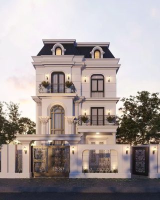 thi công biệt thự tân cổ điển tại đồng nai